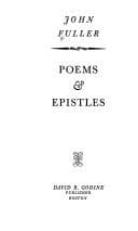 Tapa de Poems & epistles