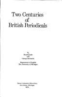 Tapa de Two centuries of British periodicals