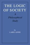 Tapa de The logic of society