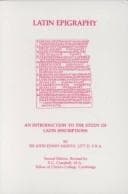 Tapa de Latin epigraphy