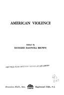Tapa de American violence