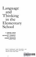 Tapa de Language and thinking in the elementary school