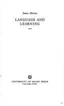 Tapa de Language and learning