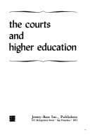 Tapa de The courts and higher education