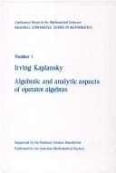 Tapa de Algebraic and analytic aspects of operator algebras