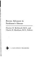 Tapa de Recent advances in Parkinson's disease