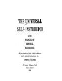 Tapa de The Universal self-instructor and manual of general reference