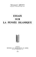 Tapa de Essais sur la pensée islamique