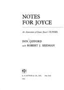 Tapa de Notes for Joyce; an annotation of James Joyce's Ulysses