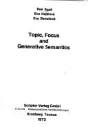 Tapa de Topic, focus and generative semantics