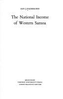 Tapa de The national income of Western Samoa