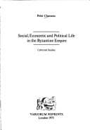 Tapa de Social, economic and political life in the Byzantine Empire
