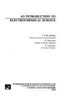 Tapa de An introduction to electrochemical science