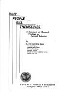 Tapa de Why people kill themselves