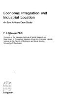 Tapa de Economic integration and industrial location - an East African case study