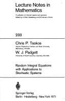 Tapa de Random integral equations with applications to stochastic systems