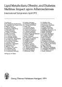Tapa de Lipid metabolism, obesity, and diabetes mellitus