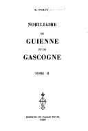 Tapa de Nobiliaire de Guienne et de Gascogne