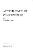 Tapa de Altered states of consciousness