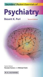 Tapa de Saunders' Pocket Essentials of Psychiatry