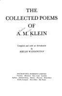 Tapa de The collected poems of A. M. Klein