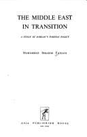 Tapa de The Middle East in transition