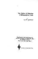 Tapa de The politics of education
