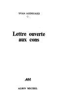Tapa de Lettre ouverte aux cons