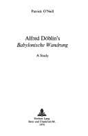 Tapa de Alfred Döblin's Babylonische Wandrung