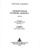 Tapa de Grossmüthiger Feldherr Arminius.
