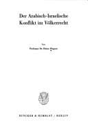 Tapa de Der arabisch-israelische Konflict im Völkerrecht
