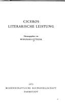 Tapa de Ciceros literarische Leistung