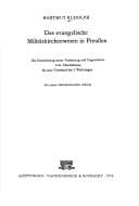 Tapa de Das evangelische Militärkirchenwesen in Preussen