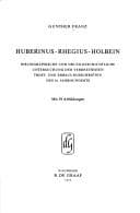 Tapa de Huberinus, Rhegius, Holbein