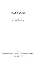 Tapa de Franz Kafka