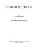 Tapa de Die Kulturen Afrikas.