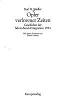 Tapa de Opfer verlorener Zeiten