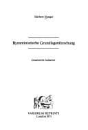 Tapa de Byzantinische Grundlagenforschung