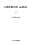 Tapa de Raetoromanische Grammatik