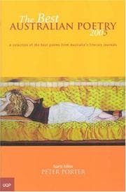 Tapa de The Best Australian Poetry 2005 (Best Australian Poetry)