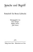 Tapa de Sprache und Begriff
