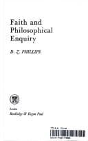 Tapa de Faith and philosophical enquiry