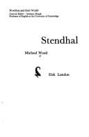 Tapa de Stendhal.
