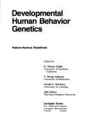 Tapa de Developmental human behavior genetics