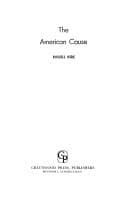 Tapa de The American cause