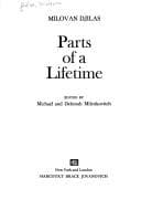 Tapa de Parts of a lifetime
