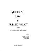 Tapa de Medicine, law, & public policy