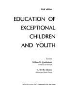 Tapa de Education of exceptional childrenand youth