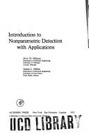 Tapa de Introduction to nonparametric detection with applications