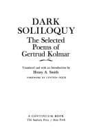Tapa de Dark soliloquy